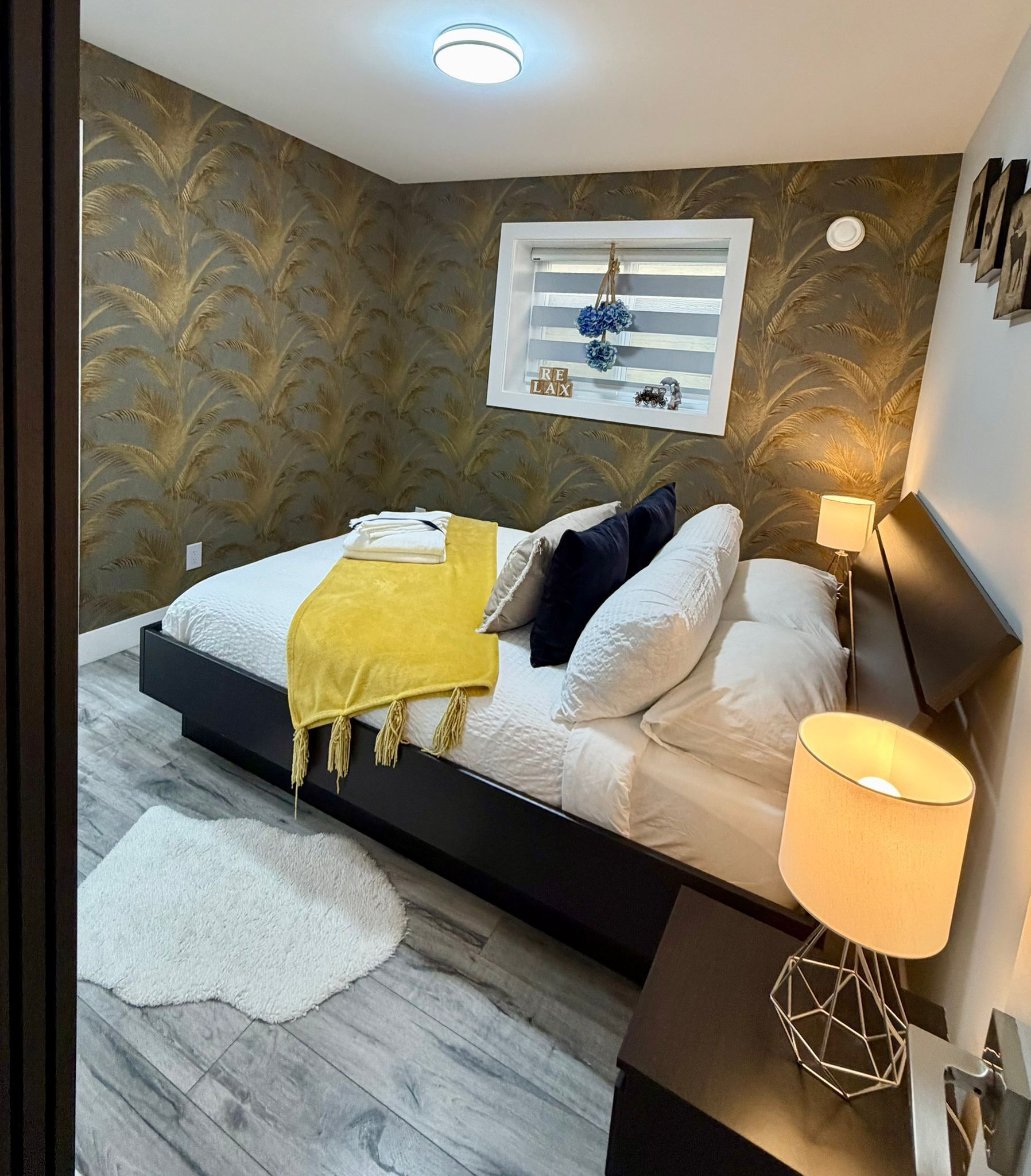 Desk, iron/ironing board, travel crib, free WiFi