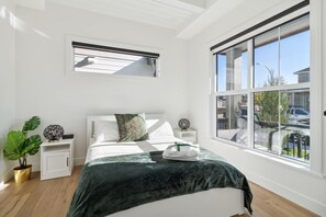 Desk, iron/ironing board, travel crib, free WiFi