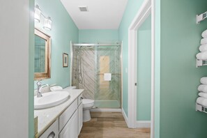 Shower, hair dryer, towels - New! Crystal Beach Gem! Ocean View • Steps to Gulf • Caribbean Dunes 218 (Destin)