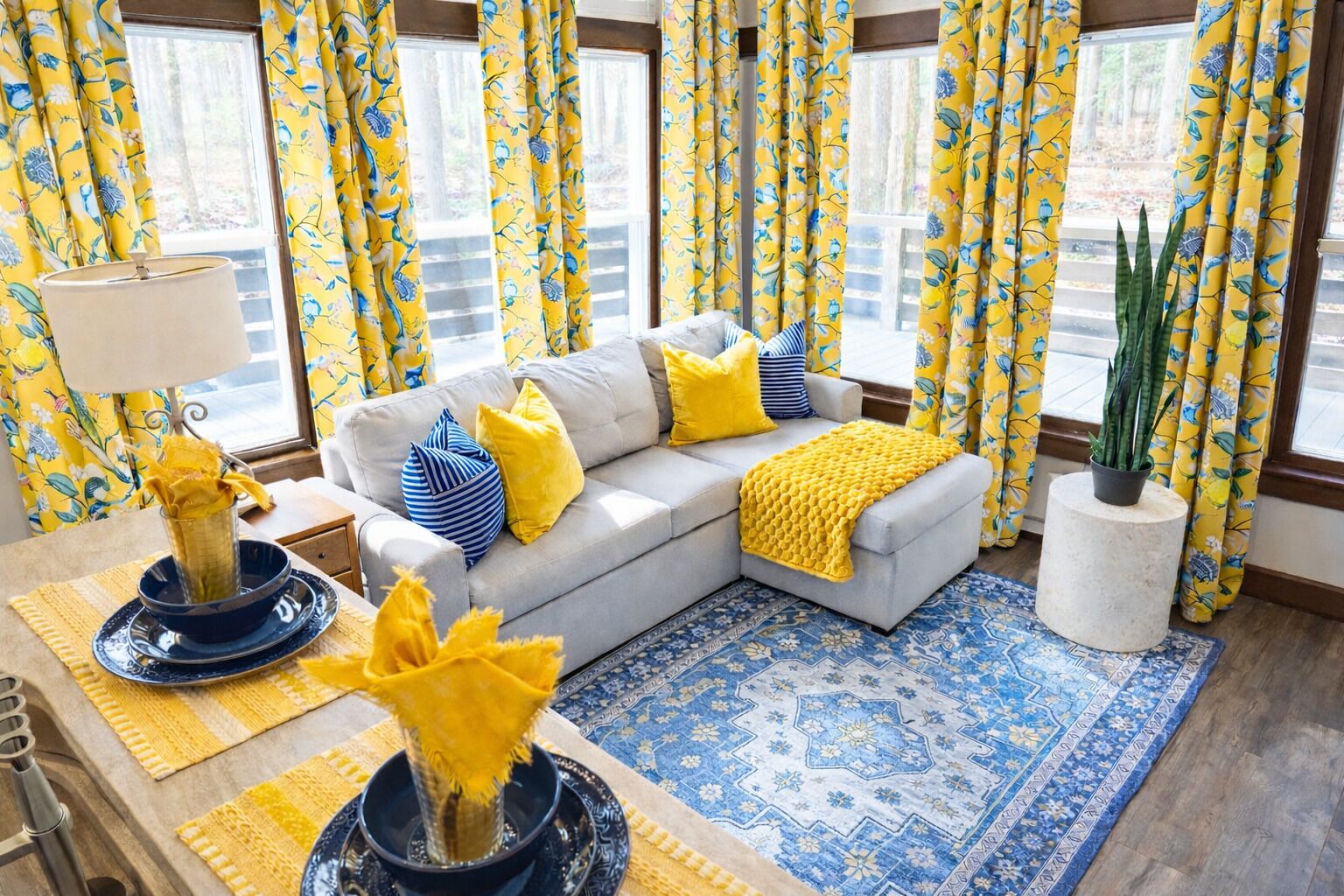 TV connectée, cheminée