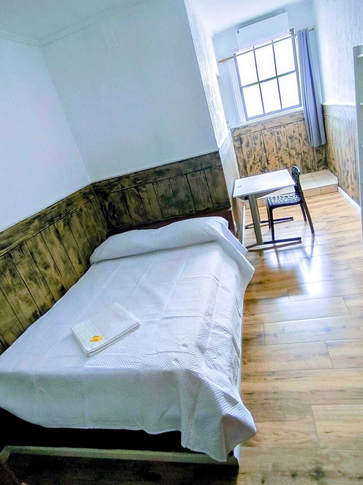 Desk, laptop workspace, free WiFi