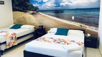 1 bedroom, iron/ironing board, internet, bed sheets