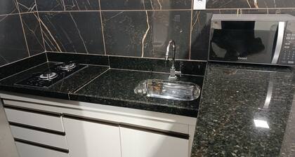 Studio apartment with bedroom, kitchen, and bathroom, comfortable and cozy, independent.