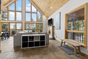 Smart TV, fireplace, computer monitors - 5-Acre Durango Home | Trails, Deck, Mesa Verde (Durango)