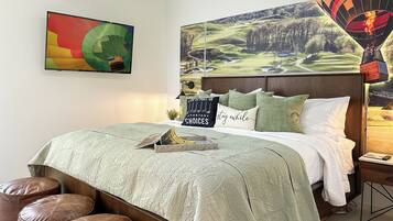 Acesso à internet, roupa de cama