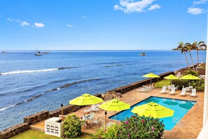 Pool - New Listing! Ocean Front Gem in Lahaina (Lahaina)