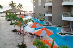 Outdoor pool - O2 Beach Club and Spa (St. Lawrence Gap)