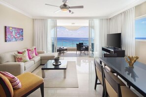 Living area - O2 Beach Club and Spa (St. Lawrence Gap)