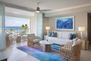 Living area - O2 Beach Club and Spa (St. Lawrence Gap)