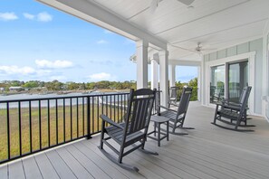 Property grounds - "Once Upon a Tide" a 4 Bedroom, 4.5 Bathroom, ICW Home, with a Private Pool, Elevator, and Dock (Holden Beach)
