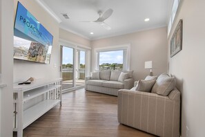 Living area - "Once Upon a Tide" a 4 Bedroom, 4.5 Bathroom, ICW Home, with a Private Pool, Elevator, and Dock (Holden Beach)
