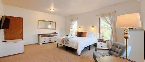 Desk, iron/ironing board, travel cot, free WiFi