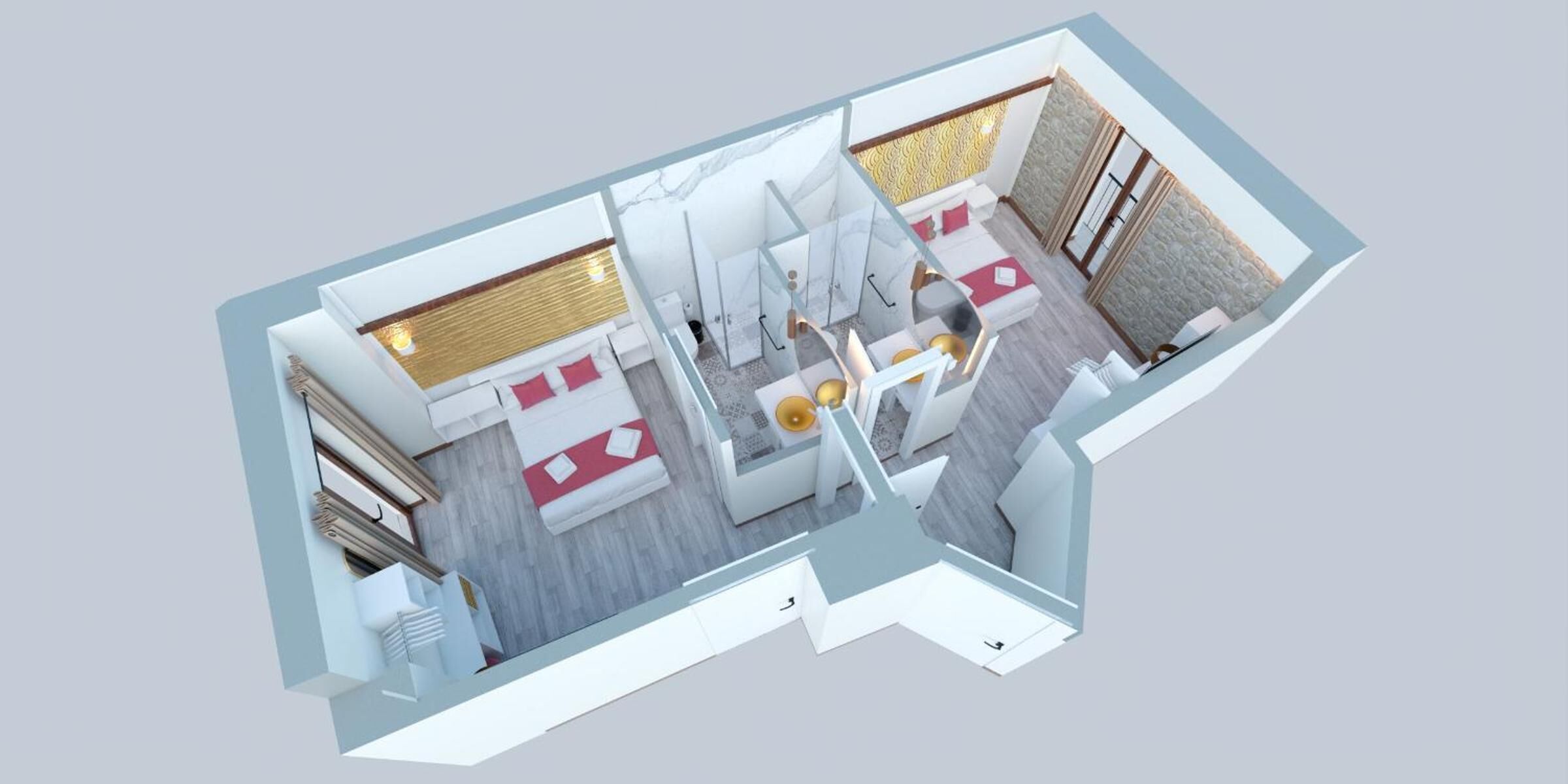 مخطط تصميم الطابق
