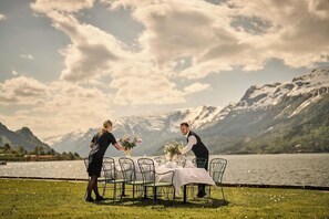 Restauration en plein air