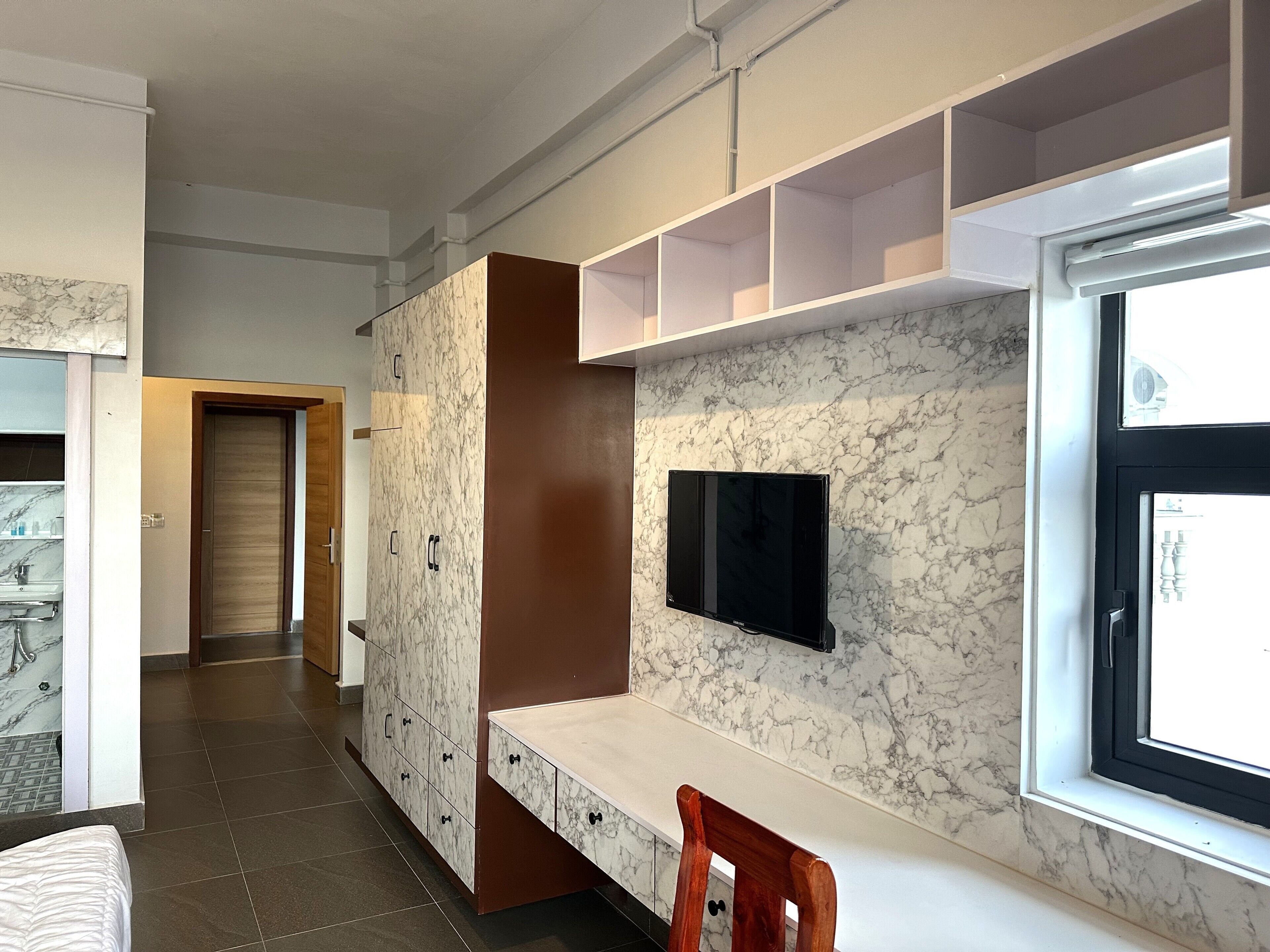Familie appartement, balkon, uitzicht op vallei | Een laptopwerkplek, gratis wifi, beddengoed
