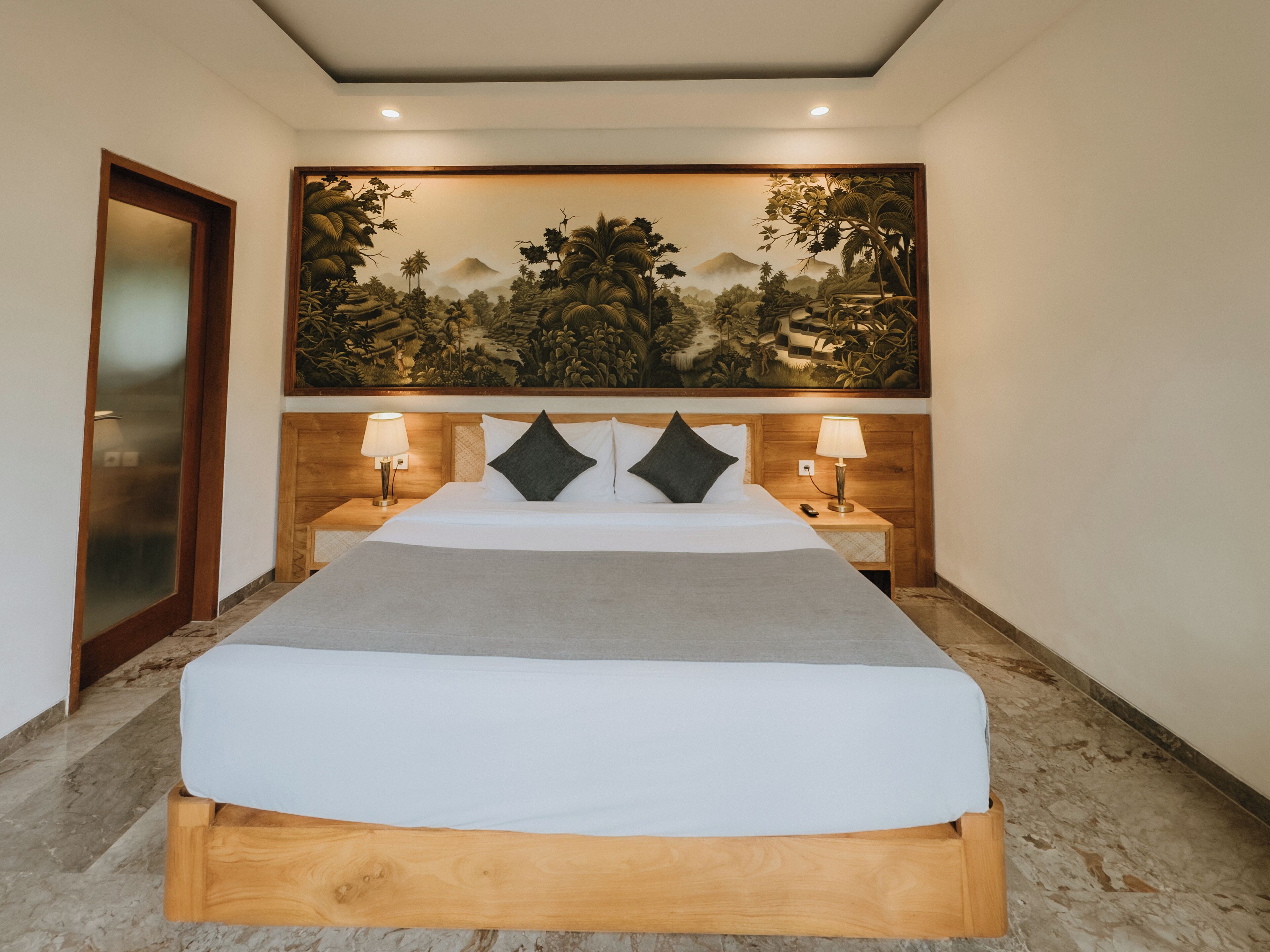 Vila Mewah, balkon, pemandangan kebun | Ruang kerja ramah laptop dan Wi-Fi gratis