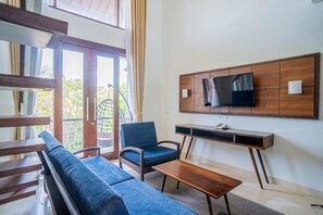 Living area - D Djabu Guest House Echo Beach (Canggu)