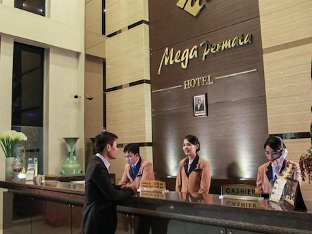 Lobby. Mega Permata Hotel