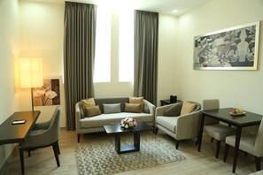Living area - Uptown Apartments by Gewan (Al-Fujairah)