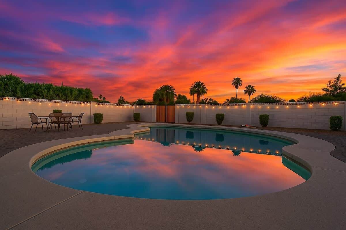 Una piscina climatizada