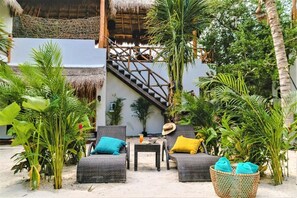 View from property - La Puerta Azul Beachfront - Adults Only (Isla Holbox)