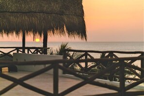 Terrace/patio - La Puerta Azul Beachfront - Adults Only (Isla Holbox)