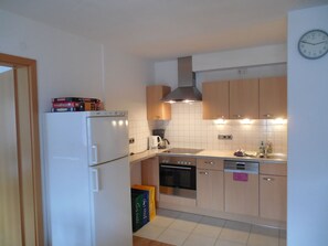 Kühlschrank, Ofen, Herdplatte, Geschirrspüler