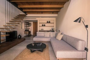 Living area - Theros All Suite Hotel (Kos)