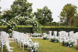 Außenbereich für Bankette