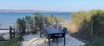 Cozy holiday home located right on the beach