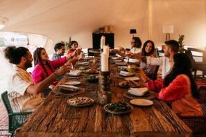 Opções para refeição ao ar livre