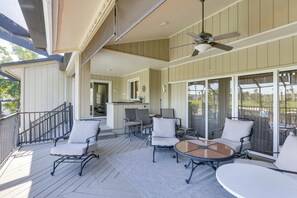 Outdoor dining - Pool, Spa & Lanai: Upscale Retreat in Fort Myers! (Fort Myers)