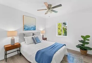 2 bedrooms, free WiFi, bed sheets - The Olive. (Santa Ana)