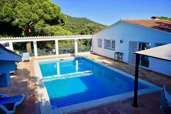 Schwimmbad des Ferienhauses