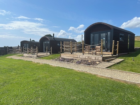 Terrace/patio. The Highland Stag Bothy
