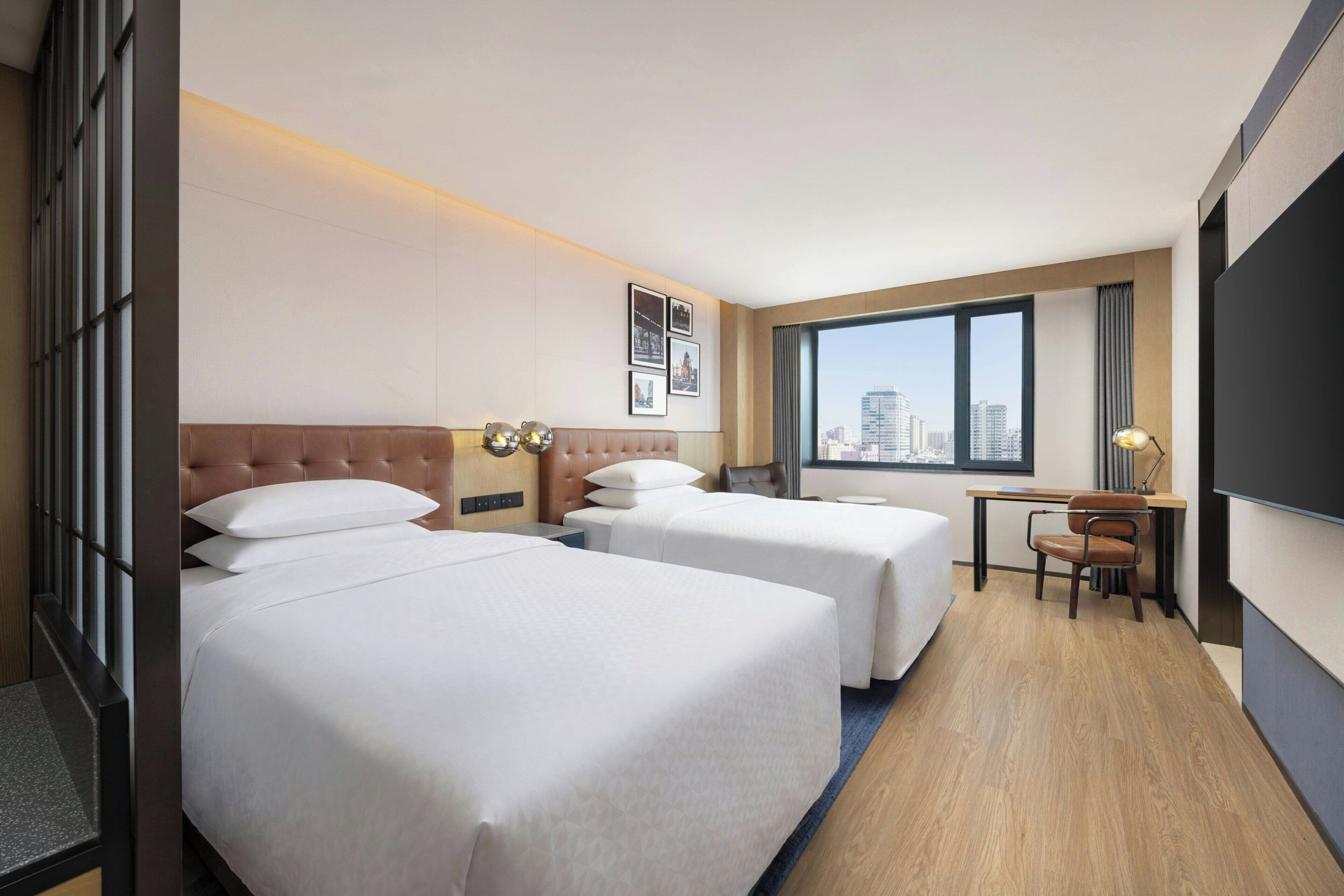 Premier Room, 2 Double Beds, City View