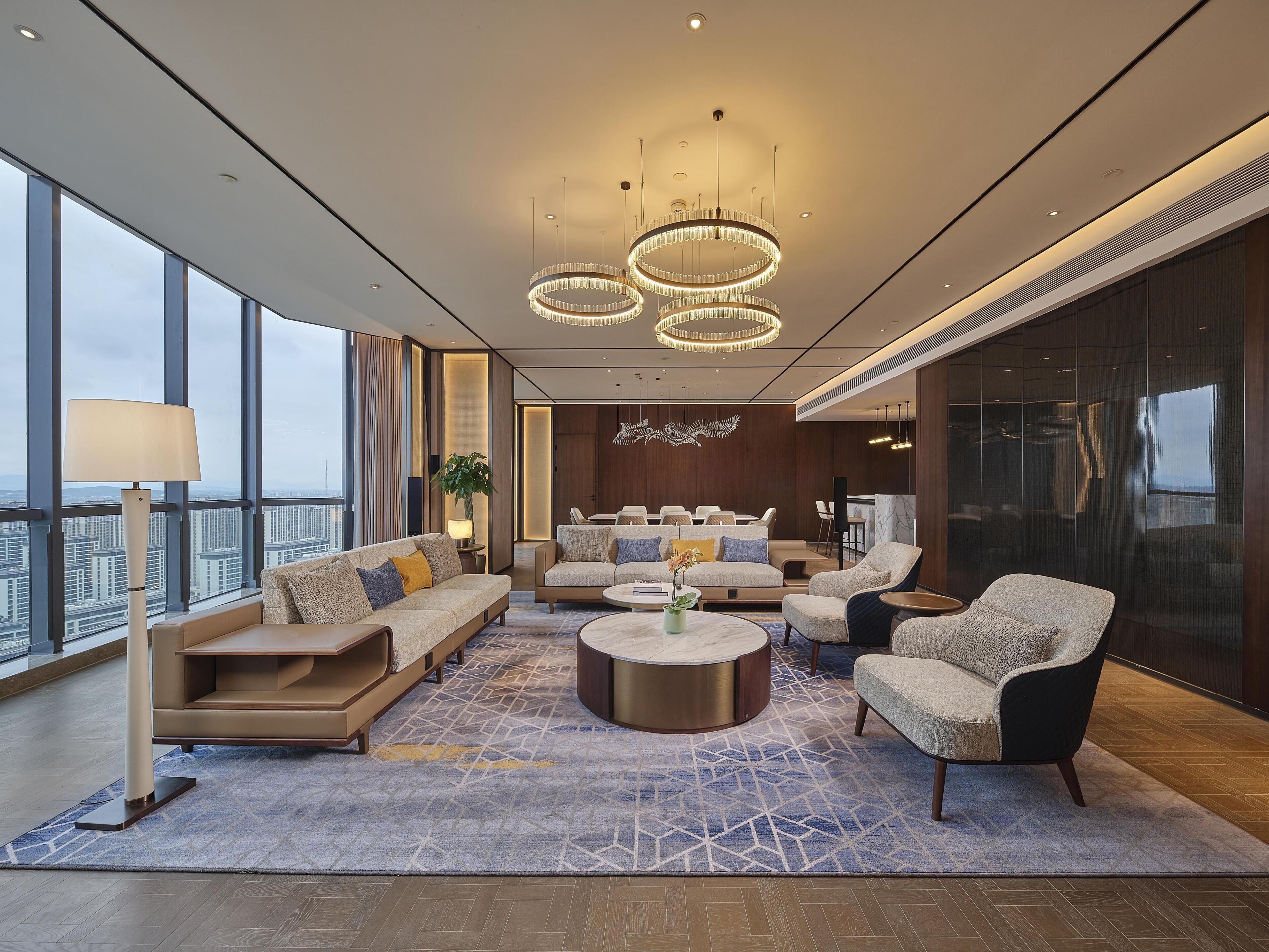 Suite Presidensial, 1 Tempat Tidur King | Area keluarga