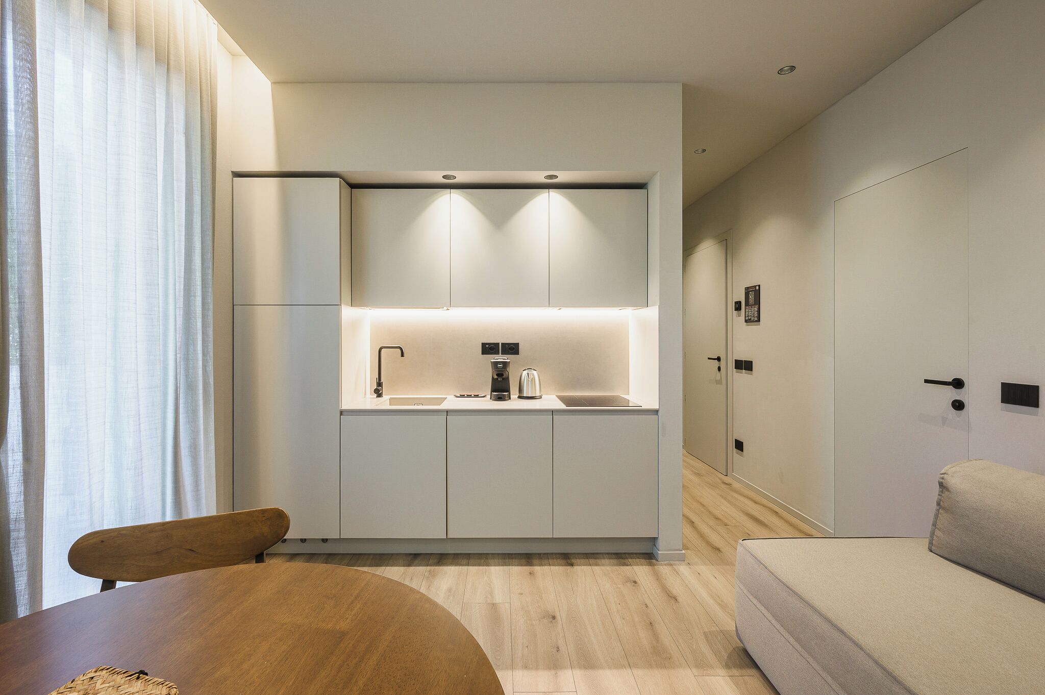 Suite, balcon | Cuisine privée
