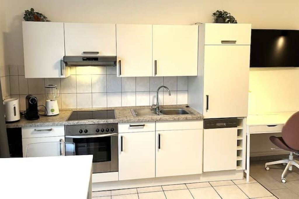Kühlschrank, Ofen, Herdplatte, Geschirrspüler