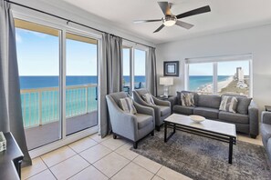 TV - Calypso 209!  Beachfront West Corner,  Low Floor. Best Location. (Panama City Beach)