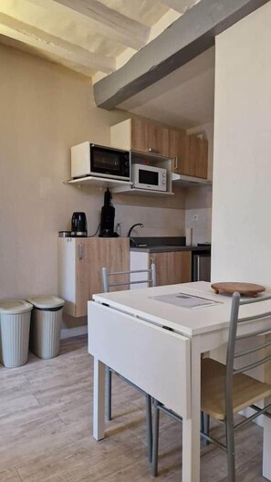 Fridge, microwave, oven, toaster - Le petit quai#studio#historic site (Chinon)