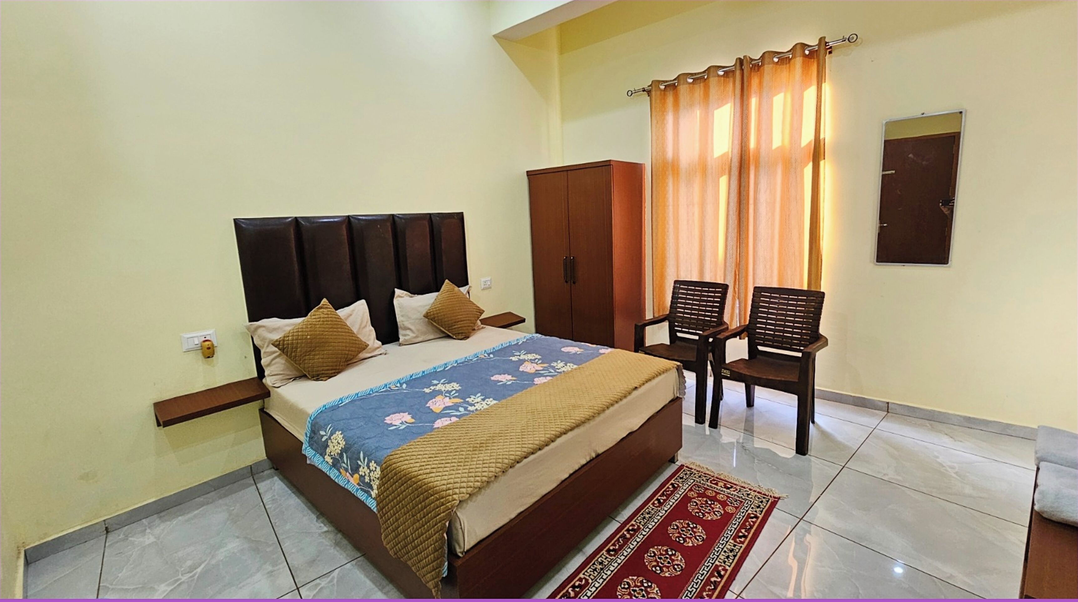 Chambre Double Standard, climatisation | Vue de la chambre