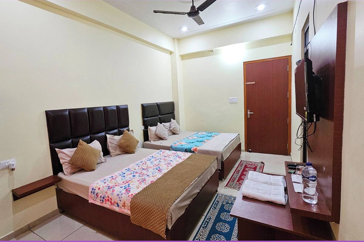 Chambre Quadruple Deluxe, climatisation | Vue de la chambre