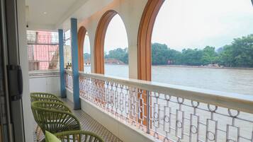 Premium Room, Balcony, River View | Property grounds