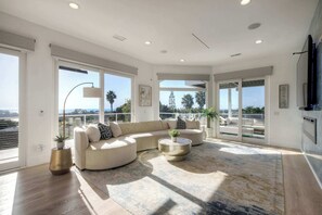 House, Multiple Beds, Patio, Beach View (Aqua Vista Carlsbad) | Living area - Aqua Vista Carlsbad For 10 (Carlsbad)