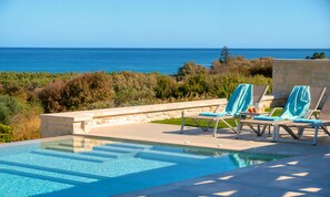 Outdoor pool, a heated pool - Vista Mare Gold Villa Heated Pool (Dramia)