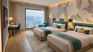 Deluxe-Zweibettzimmer, 2 Einzelbetten, Stadtblick