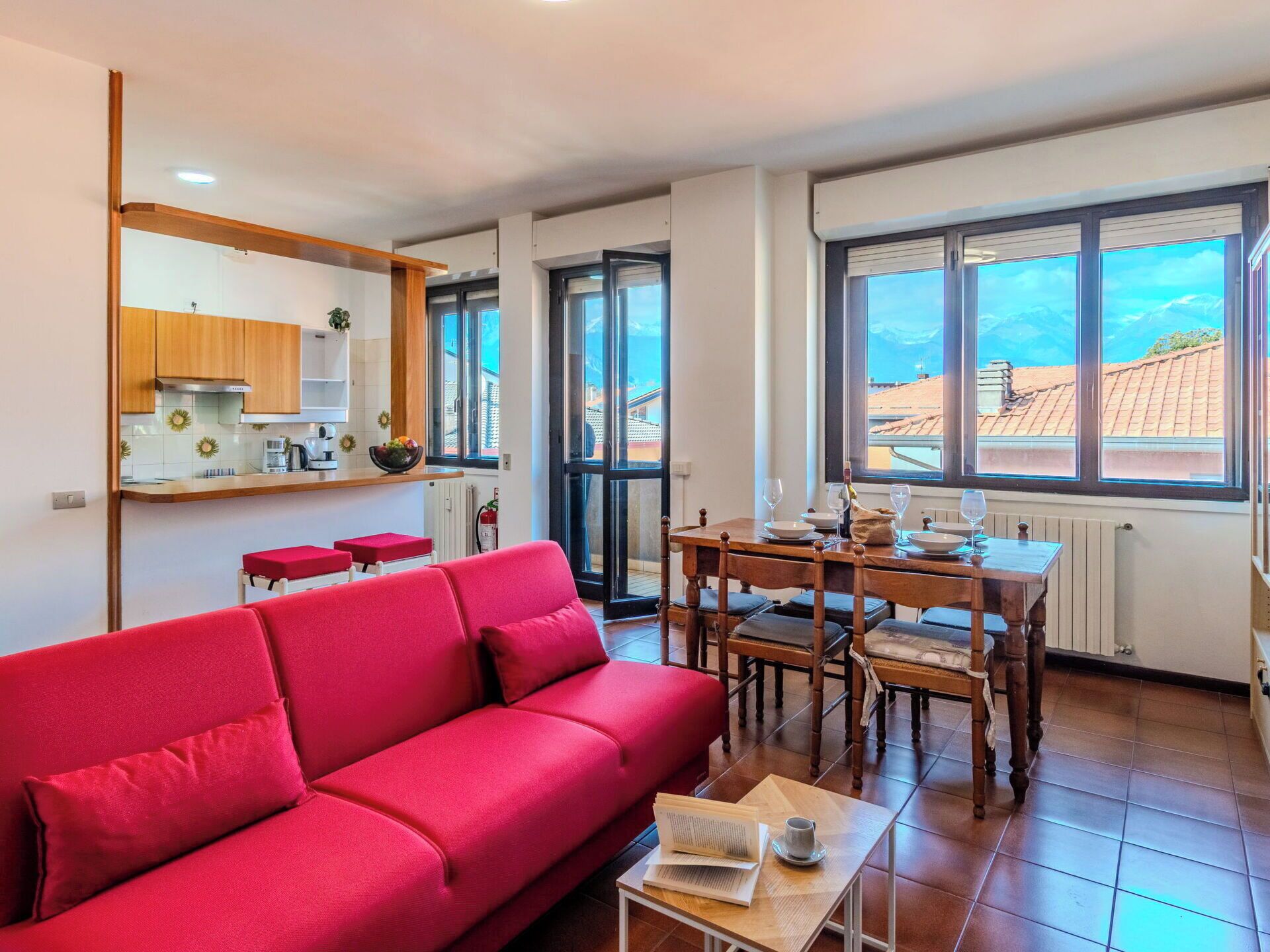 Bel Appartement Pour 4 Personnes Avec Wifi, Tv, Balcon, Animaux Admis Et Vue Panoramique - Dervio