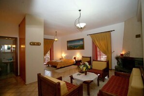 Studio | Internet - Orama Hotel - Lake Plastira Fireplace Family Suite (Lake Plastiras)
