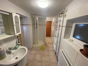 Secador de pelo, toallas, jabón, papel higiénico